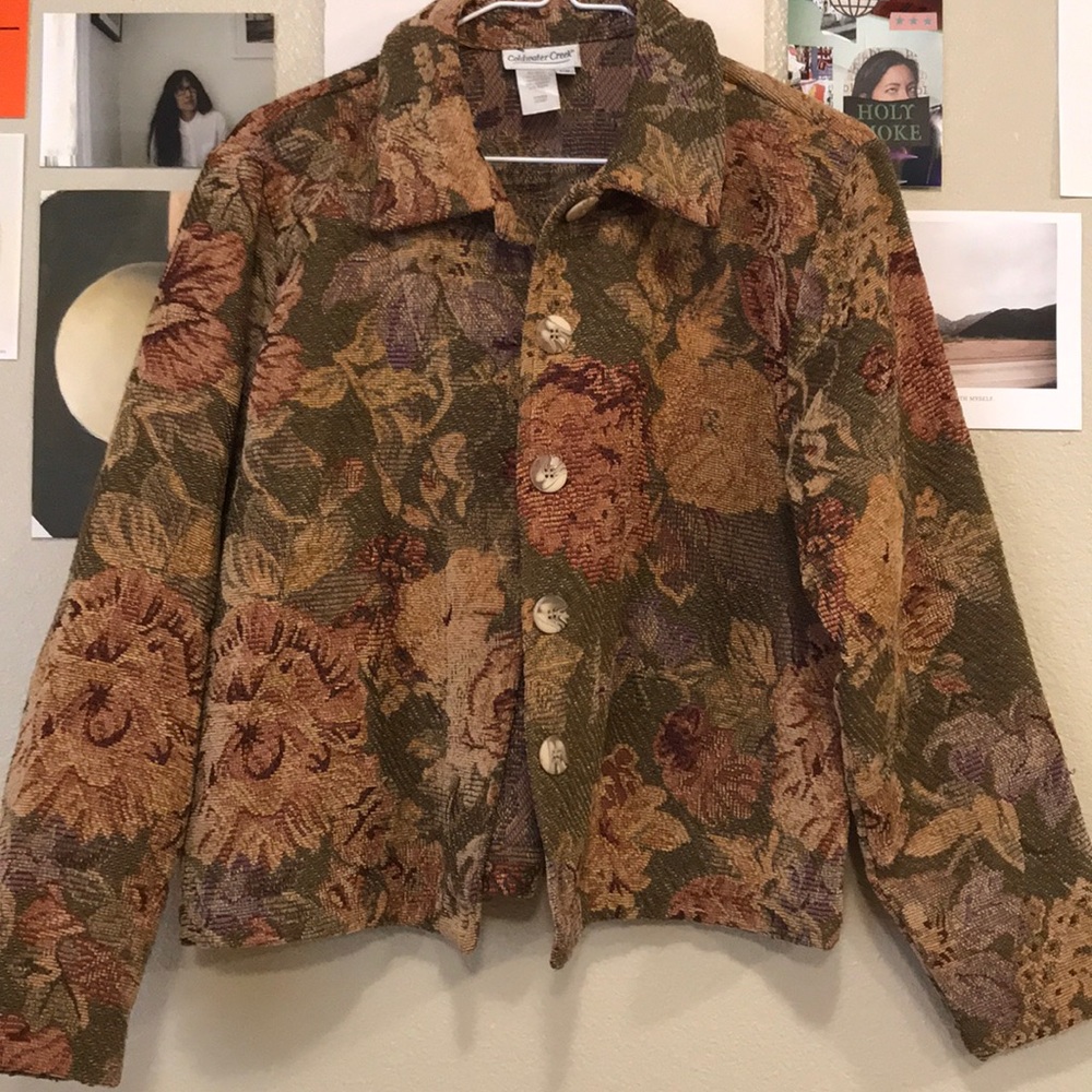 Coldwater Creek Vintage Knit Jacket